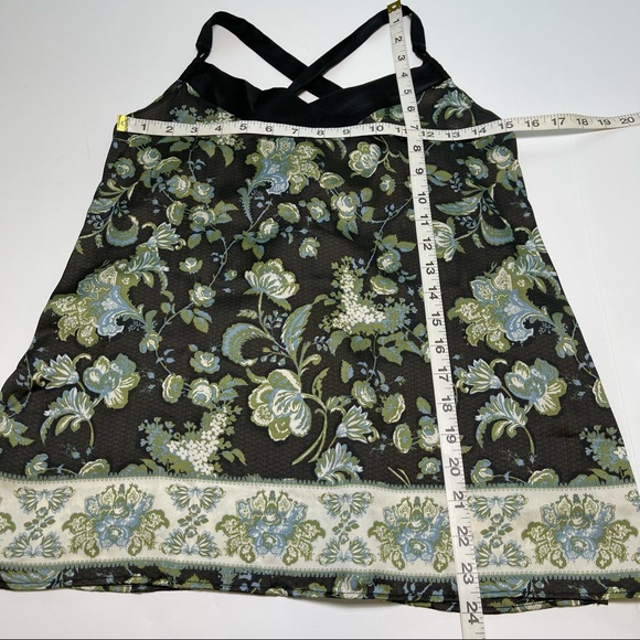 Intimately Free People Solstice Satin Tie Cami Brown Green XS - Picture 11 of 11